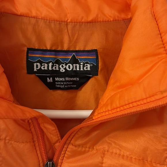 Mens Primaloft Pantagonia Orange Vest Size Medium - Picture 2 of 5